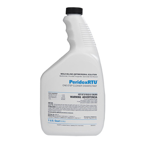 Fisher Anatomical 19084304 - Surface Disinfectant Cleaner PeridoxRTU™ Peroxide Based Manual Pour Liquid 32 oz. Bottle Vinegar Scent NonSterile Fisher Anatomical 19084304 - Surface Disinfectant Cleaner PeridoxRTU™ Peroxide Based Manual Pour Liquid 32 oz. Bottle Vinegar Scent NonSterile