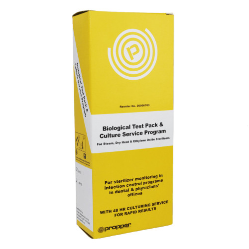 Propper Manufacturing 26906700 - propper Sterilization Biological Test Mail-In Culture Service Steam / EO Gas / Dry Heat / Chemical Vapor Propper Manufacturing 26906700 - propper Sterilization Biological Test Mail-In Culture Service Steam / EO Gas / Dry Heat / Chemical Vapor