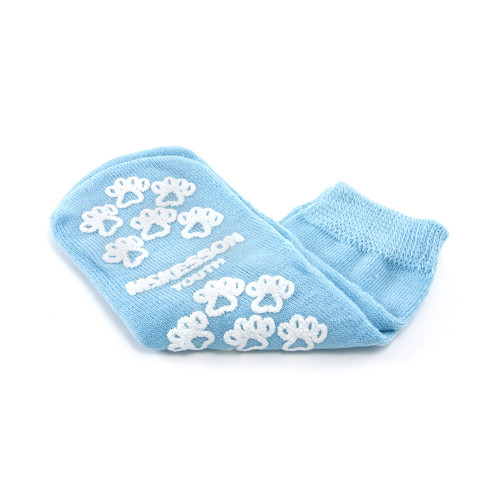 McKesson 40-3849-001 - Slipper Socks McKesson Terries™ Unisex Child Double Tread Single Patient Use Light Blue McKesson 40-3849-001 - Slipper Socks McKesson Terries™ Unisex Child Double Tread Single Patient Use Light Blue