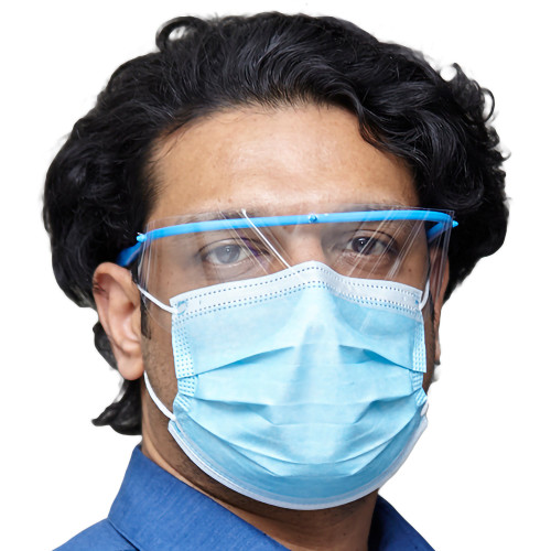 Southmedic SMI9210-100 - Eye Shield Clear Choice™ Clear Tint Clear Frame Over Ear One Size Fits Most