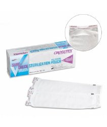 SPS Medical Supply SCL3222 - Sterilization Pouch Sure-Check® Ethylene Oxide (EO) Gas / Steam 3-1/2 X 22 Inch Self Seal Paper