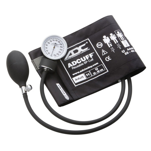 American Diagnostic Corp 760-11ABK - Aneroid Sphygmomanometer Unit Prosphyg™760 Series Adult Cuff Nylon Cuff 23 - 40 cm Pocket Aneroid