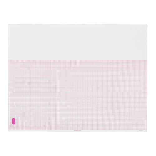 Precision Charts M3707A - Recording Chart Paper Philips Z-Fold Red Grid Precision Charts M3707A - Recording Chart Paper Philips Z-Fold Red Grid