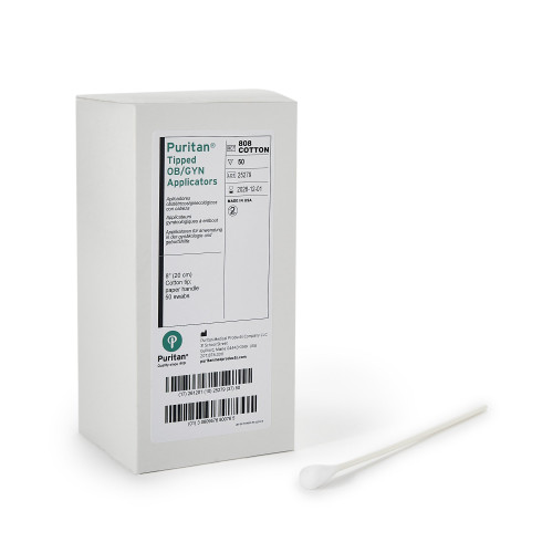 Puritan Medical Products Company 808 COTTON - Puritan® OB/GYN Swab 8 Inch Length NonSterile Puritan Medical Products Company 808 COTTON - Puritan® OB/GYN Swab 8 Inch Length NonSterile