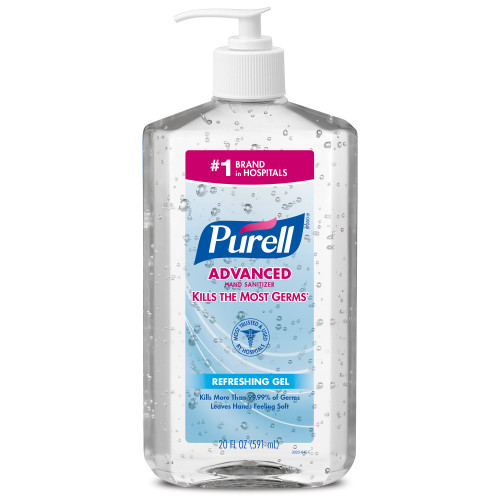 Gojo 3023-12 - Hand Sanitizer Purell® Advanced 20 oz. Ethyl Alcohol Gel Pump Bottle Gojo 3023-12 - Hand Sanitizer Purell® Advanced 20 oz. Ethyl Alcohol Gel Pump Bottle