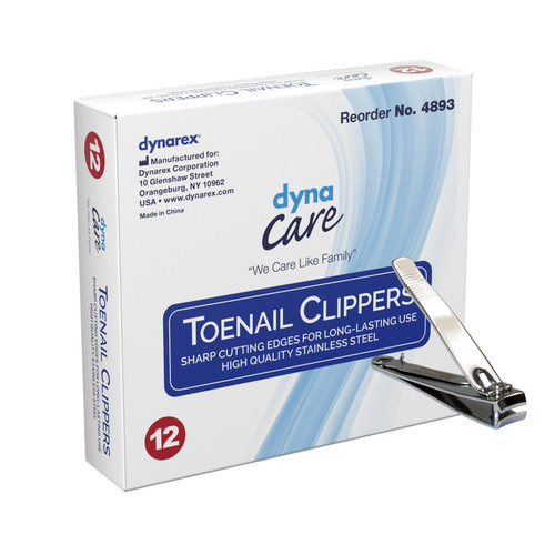 Dynarex 4893 - Toenail Clippers Dynarex® Thumb Squeeze Lever Dynarex 4893 - Toenail Clippers Dynarex® Thumb Squeeze Lever