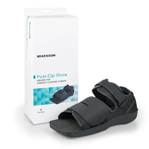 McKesson 155-79-81237 - Post-Op Shoe McKesson Large Unisex Black McKesson 155-79-81237 - Post-Op Shoe McKesson Large Unisex Black