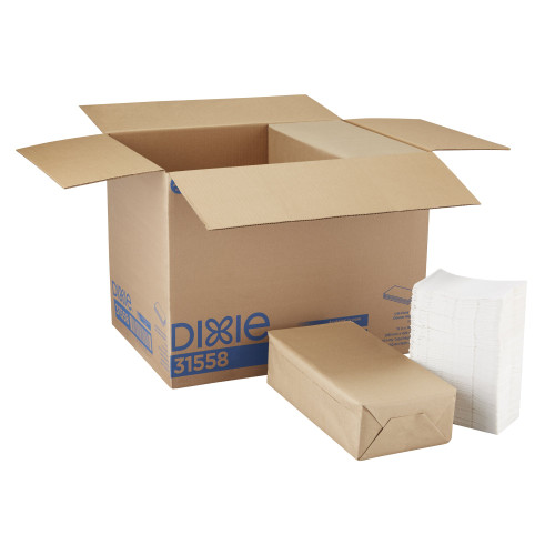 Georgia Pacific 31558 - Dinner Napkin Dixie® White Paper Georgia Pacific 31558 - Dinner Napkin Dixie® White Paper