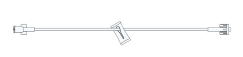 MPS Medical EG-014-01 - IV Extension Set Mini Bore 15 Inch Tubing With Filter