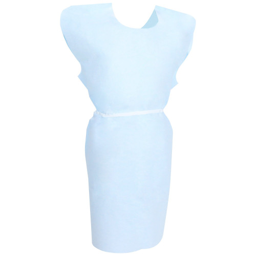 McKesson 18-10847 - Patient Exam Gown McKesson One Size Fits Most Blue Disposable McKesson 18-10847 - Patient Exam Gown McKesson One Size Fits Most Blue Disposable
