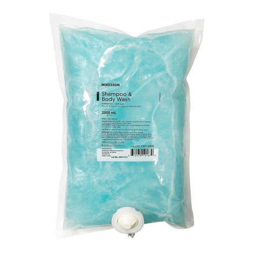 McKesson 53-1357-2000 - Shampoo and Body Wash McKesson 2,000 mL Dispenser Refill Bag Summer Rain Scent McKesson 53-1357-2000 - Shampoo and Body Wash McKesson 2,000 mL Dispenser Refill Bag Summer Rain Scent