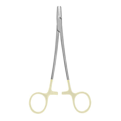 McKesson 43-1-843 - Needle Holder McKesson Argent™ Mayo-Hegar 5 Inch Length Serrated Jaws Finger Ring Handle McKesson 43-1-843 - Needle Holder McKesson Argent™ Mayo-Hegar 5 Inch Length Serrated Jaws Finger Ring Handle