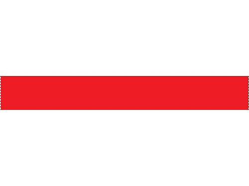 Shamrock Scientific SMT-38-4 - Blank Instrument Tape Colored Identification Tape Red Tape 1/4 X 500 Inch