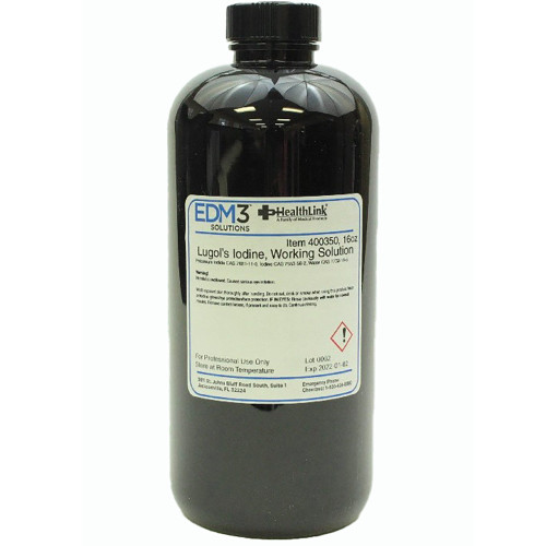 EDM 3 LLC 400350 - Lugol's Iodine Stain 16 oz.