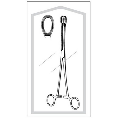 Sklar 96-2533 - Sponge Forceps Econo Sterile™ Foerster-Ballenger 9-1/2 Inch Length Floor / Office Grade Pakistani Stainless Steel Sterile Locking Finger Ring Handle Straight Fenestrated Serrated Oval Tips Sklar 96-2533 - Sponge Forceps Econo Sterile™ Foerster-Ballenger 9-1/2 Inch Length Floor / Office Grade Pakistani Stainless Steel Sterile Locking Finger Ring Handle Straight Fenestrated Serrated Oval Tips