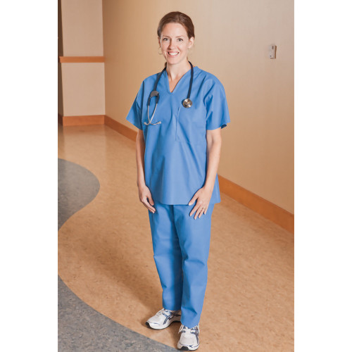 Tech Styles a Division of Encompass 9664 - Scrub Pants X-Large Blue Unisex