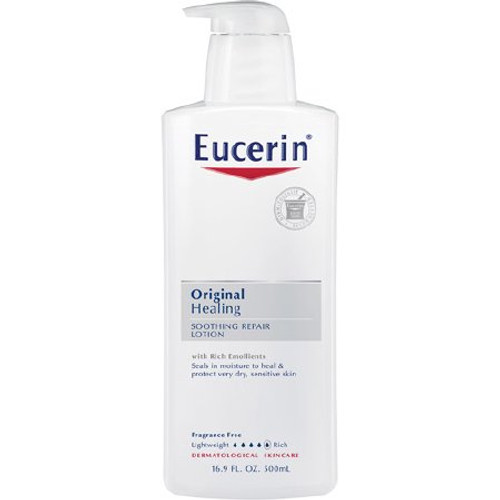 Beiersdorf Inc 72140011020 - Hand and Body Moisturizer Eucerin® Original 16 oz. Pump Bottle Unscented Lotion