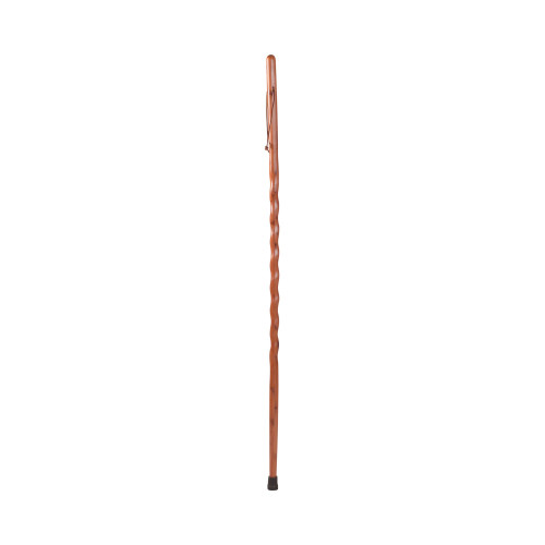 Mabis Healthcare 602-3000-1252 - Walking Stick Brazos™ Twisted Wood 55 Inch Height Red Cedar
