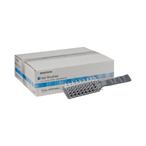 McKesson 955 - Hairbrush McKesson Plastic Bristles 7.7 Inch