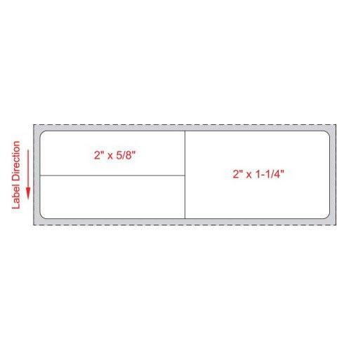 PDC Healthcare LDWHP155 - Blank Label Meditech® Thermal Label White Paper 1-1/4 X 4 Inch PDC Healthcare LDWHP155 - Blank Label Meditech® Thermal Label White Paper 1-1/4 X 4 Inch