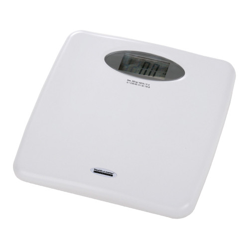 Health O Meter 844KLS - Floor Scale Health O Meter® Digital Display 440 lbs. / 200 kg Capacity White Battery Operated Health O Meter 844KLS - Floor Scale Health O Meter® Digital Display 440 lbs. / 200 kg Capacity White Battery Operated