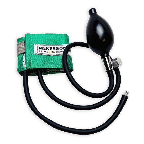 McKesson 01-865-9CGRGM - Reusable Blood Pressure Cuff and Bulb McKesson LUMEON™ 13.9 to 19.5 cm Arm Nylon Cuff Child Cuff McKesson 01-865-9CGRGM - Reusable Blood Pressure Cuff and Bulb McKesson LUMEON™ 13.9 to 19.5 cm Arm Nylon Cuff Child Cuff