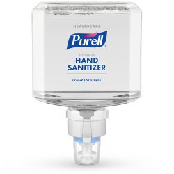Gojo 7751-02 - Hand Sanitizer Purell® Healthcare Advanced Gentle & Free 1,200 mL Ethyl Alcohol Foaming Dispenser Refill Bottle