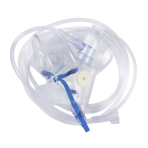 McKesson 16-108E - NonRebreather Oxygen Mask McKesson Elongated Style Adult One Size Fits Most Adjustable Head Strap / Nose Clip McKesson 16-108E - NonRebreather Oxygen Mask McKesson Elongated Style Adult One Size Fits Most Adjustable Head Strap / Nose Clip