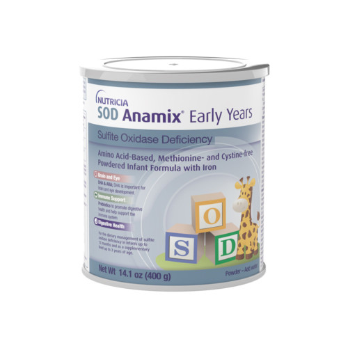 Nutricia North America 90212 - Infant Formula SOD Anamix® Early Years Unflavored 14.1 oz. Can Powder Amino Acid Sulfite OIxidase Deficiency