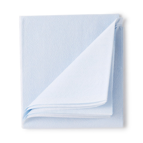 McKesson 18-928 - Stretcher Sheet McKesson Flat 40 W X 90 L Inch Blue 50% Cellulose Tissue / 50% Polyethylene Film Disposable McKesson 18-928 - Stretcher Sheet McKesson Flat 40 W X 90 L Inch Blue 50% Cellulose Tissue / 50% Polyethylene Film Disposable