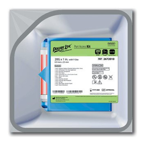 BD PA-0032 - Port Access Kit SafeStep® 20 Gauge 1 Inch Without Port BD PA-0032 - Port Access Kit SafeStep® 20 Gauge 1 Inch Without Port