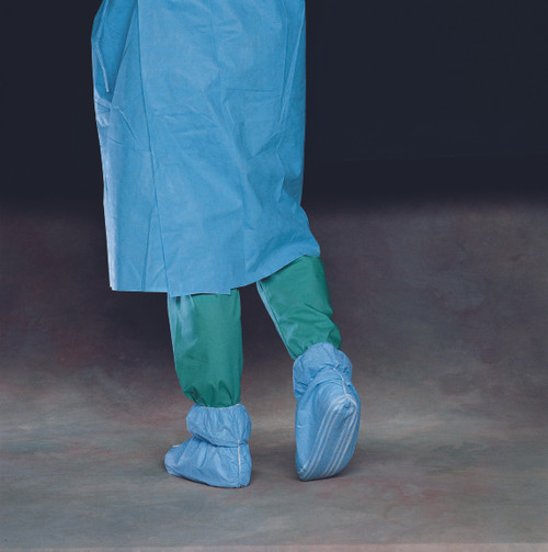 O&M Halyard Inc 69353 - Shoe Cover Ankle Guard® X-Large Ankle High Nonskid Sole Blue NonSterile O&M Halyard Inc 69353 - Shoe Cover Ankle Guard® X-Large Ankle High Nonskid Sole Blue NonSterile