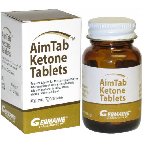 Germaine Laboratories Inc 13100 - General Chemistry Reagent AimTab™ Ketone For detection of Ketones in Urine, Serum, Plasma and Whole Blood Germaine Laboratories Inc 13100 - General Chemistry Reagent AimTab™ Ketone For detection of Ketones in Urine, Serum, Plasma and Whole Blood