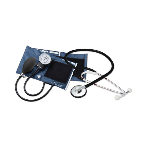 McKesson 775-660-11ANMM - Reusable Aneroid / Stethoscope Set McKesson Brand 23 to 33 cm Adult Cuff Single Head General Exam Stethoscope Pocket Aneroid McKesson 775-660-11ANMM - Reusable Aneroid / Stethoscope Set McKesson Brand 23 to 33 cm Adult Cuff Single Head General Exam Stethoscope Pocket Aneroid