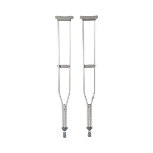McKesson 146-10402-8 - Underarm Crutches McKesson Tall Adult 5 Foot 10 Inch to 6 Foot 6 Inch User Height Aluminum Frame 350 lbs. Weight Capacity McKesson 146-10402-8 - Underarm Crutches McKesson Tall Adult 5 Foot 10 Inch to 6 Foot 6 Inch User Height Aluminum Frame 350 lbs. Weight Capacity