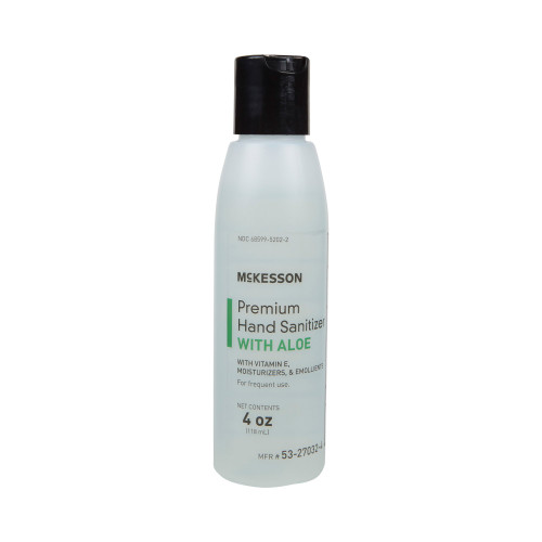 McKesson 53-27032-4 - Hand Sanitizer with Aloe McKesson Premium 4 oz. Ethyl Alcohol Gel Bottle McKesson 53-27032-4 - Hand Sanitizer with Aloe McKesson Premium 4 oz. Ethyl Alcohol Gel Bottle