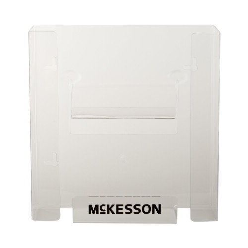 McKesson 16-6532 - Glove Box Holder McKesson Horizontal or Vertical Mounted 2 Box Capacity Clear 4 X 10 X 10-3/4 Inch Plastic