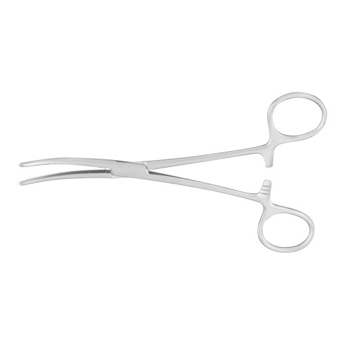 McKesson 43-1-477 - Hemostatic Forceps McKesson Argent™ Rochester-Pean 6-1/4 Inch Length OR / Surgical Grade German Stainless Steel NonSterile Locking Finger Ring Handle Curved Serrated Tips McKesson 43-1-477 - Hemostatic Forceps McKesson Argent™ Rochester-Pean 6-1/4 Inch Length OR / Surgical Grade German Stainless Steel NonSterile Locking Finger Ring Handle Curved Serrated Tips