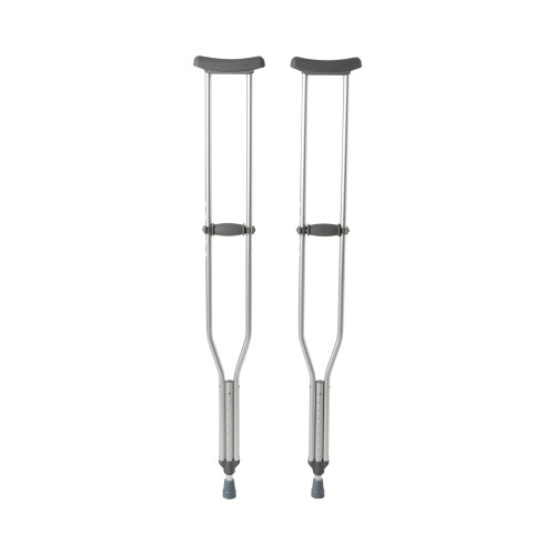 McKesson 146-10432-8 - Underarm Crutches McKesson Tall Adult 5 Foot 10 Inch to 6 Foot 6 Inch User Height Aluminum Frame 350 lbs. Weight Capacity McKesson 146-10432-8 - Underarm Crutches McKesson Tall Adult 5 Foot 10 Inch to 6 Foot 6 Inch User Height Aluminum Frame 350 lbs. Weight Capacity
