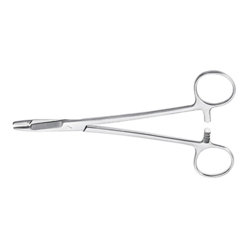 McKesson 43-2-872 - Needle Holder McKesson Olsen-Hegar 5-1/2 Inch Length Serrated Jaws Finger Ring Handle McKesson 43-2-872 - Needle Holder McKesson Olsen-Hegar 5-1/2 Inch Length Serrated Jaws Finger Ring Handle