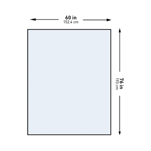 McKesson 16-I80-12408-S - General Purpose Drape McKesson Large Reverse Fold Drape Sheet 60 W X 76 L Inch Sterile