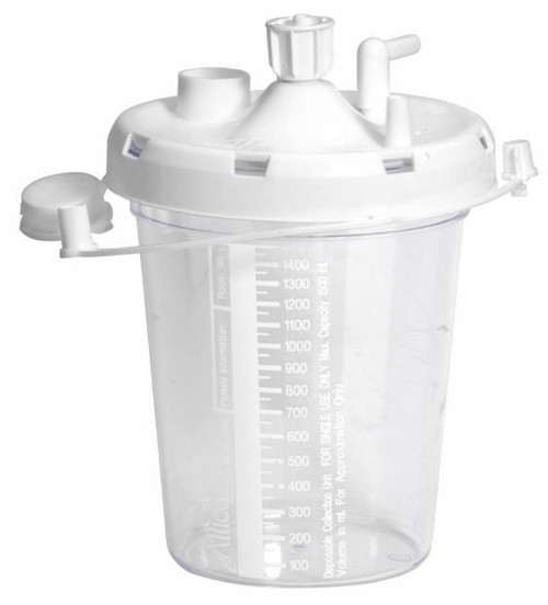 Allied Healthcare Inc 20-08-0003 - Suction Canister Allied® 1500 mL Snap-On Lid Allied Healthcare Inc 20-08-0003 - Suction Canister Allied® 1500 mL Snap-On Lid