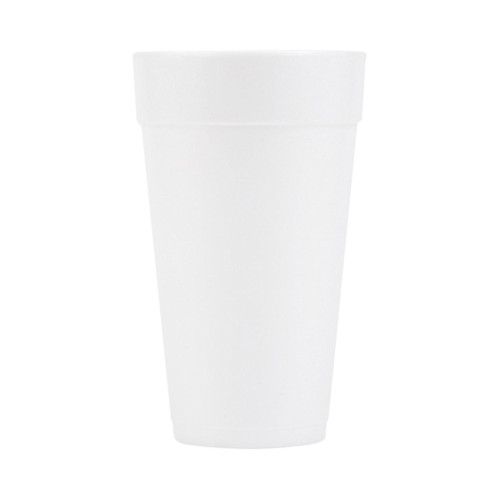 RJ Schinner Co 20J16 - Drinking Cup Solo® 20 oz. White Styrofoam Disposable RJ Schinner Co 20J16 - Drinking Cup Solo® 20 oz. White Styrofoam Disposable
