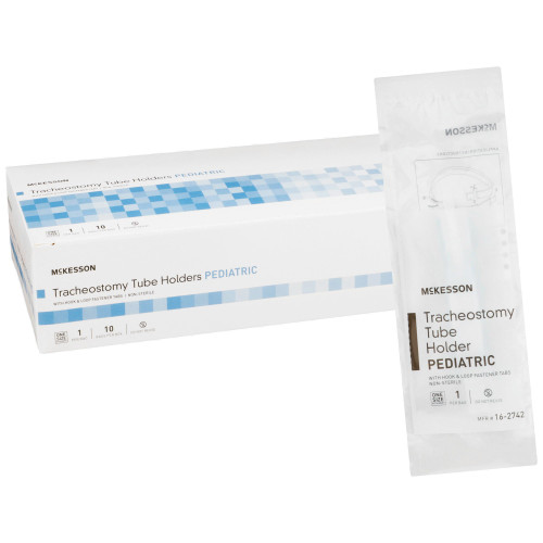McKesson 16-2742 - Tracheostomy Tube Holder McKesson 3/4 X 9 Inch Pediatric McKesson 16-2742 - Tracheostomy Tube Holder McKesson 3/4 X 9 Inch Pediatric