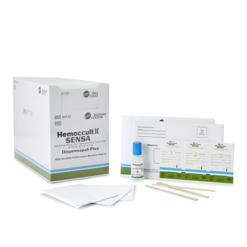 Hemocue 64130A - Cancer Screening Test Kit Hemoccult® Sensa® Dispensapak™ Plus Fecal Occult Blood Test (FOBT) 40 Tests CLIA Waived Hemocue 64130A - Cancer Screening Test Kit Hemoccult® Sensa® Dispensapak™ Plus Fecal Occult Blood Test (FOBT) 40 Tests CLIA Waived
