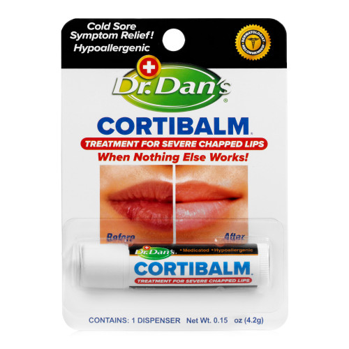 Dr. Dan's LLC 67516010701 - Lip Balm Dr. Dan's CortiBalm™ 0.14 oz. Tube