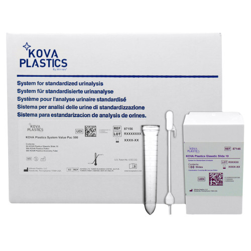 Alltrista Plastics LLC 87156 - Urinalysis Consumables Kit KOVA Plastics System Pac 500 Urinalysis System 500 Tests Non-Regulated Alltrista Plastics LLC 87156 - Urinalysis Consumables Kit KOVA Plastics System Pac 500 Urinalysis System 500 Tests Non-Regulated