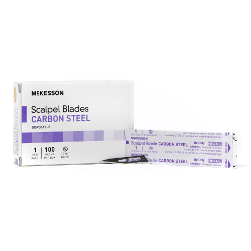 McKesson 16-63711 - Surgical Blade McKesson Brand Carbon Steel No. 11 Sterile McKesson 16-63711 - Surgical Blade McKesson Brand Carbon Steel No. 11 Sterile