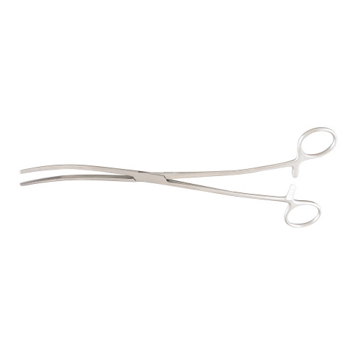 McKesson 43-1-374 - Uterine Dressing Forceps McKesson Argent™ Bozeman 10-1/2 Inch Length OR / Surgical Grade German Stainless Steel NonSterile Locking Finger Ring Handle Double Curved Serrated Tips McKesson 43-1-374 - Uterine Dressing Forceps McKesson Argent™ Bozeman 10-1/2 Inch Length OR / Surgical Grade German Stainless Steel NonSterile Locking Finger Ring Handle Double Curved Serrated Tips
