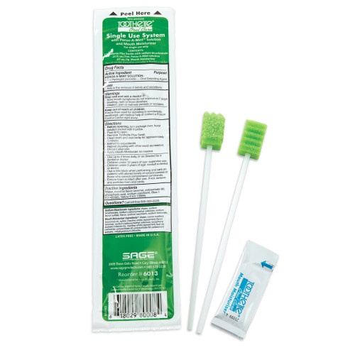 Sage Products 6013 - Oral Swab Kit Toothette® NonSterile